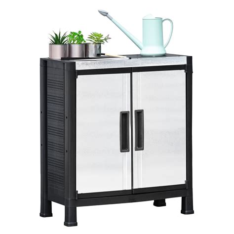 steel garden storage cabinets|waterproof outdoor metal storage cabinet.